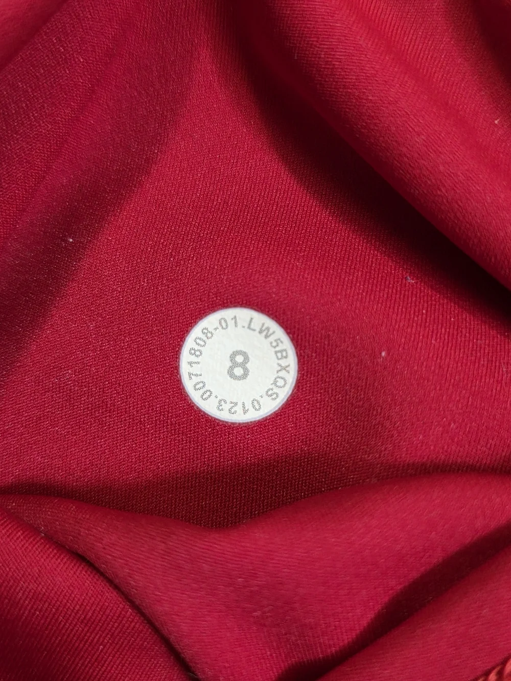 Lululemon Fast and Free Tights Dark Red Size 8 Activewear